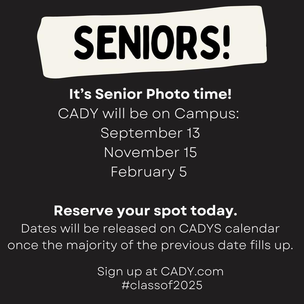 Senior Photo Information